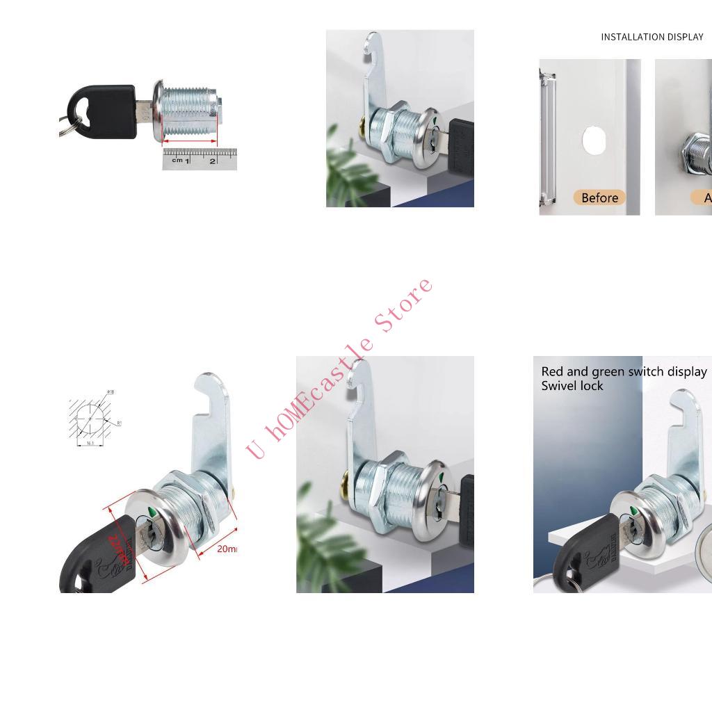 Cabinet Lock Key - 63HF 2 conjuntos gavetas com trava