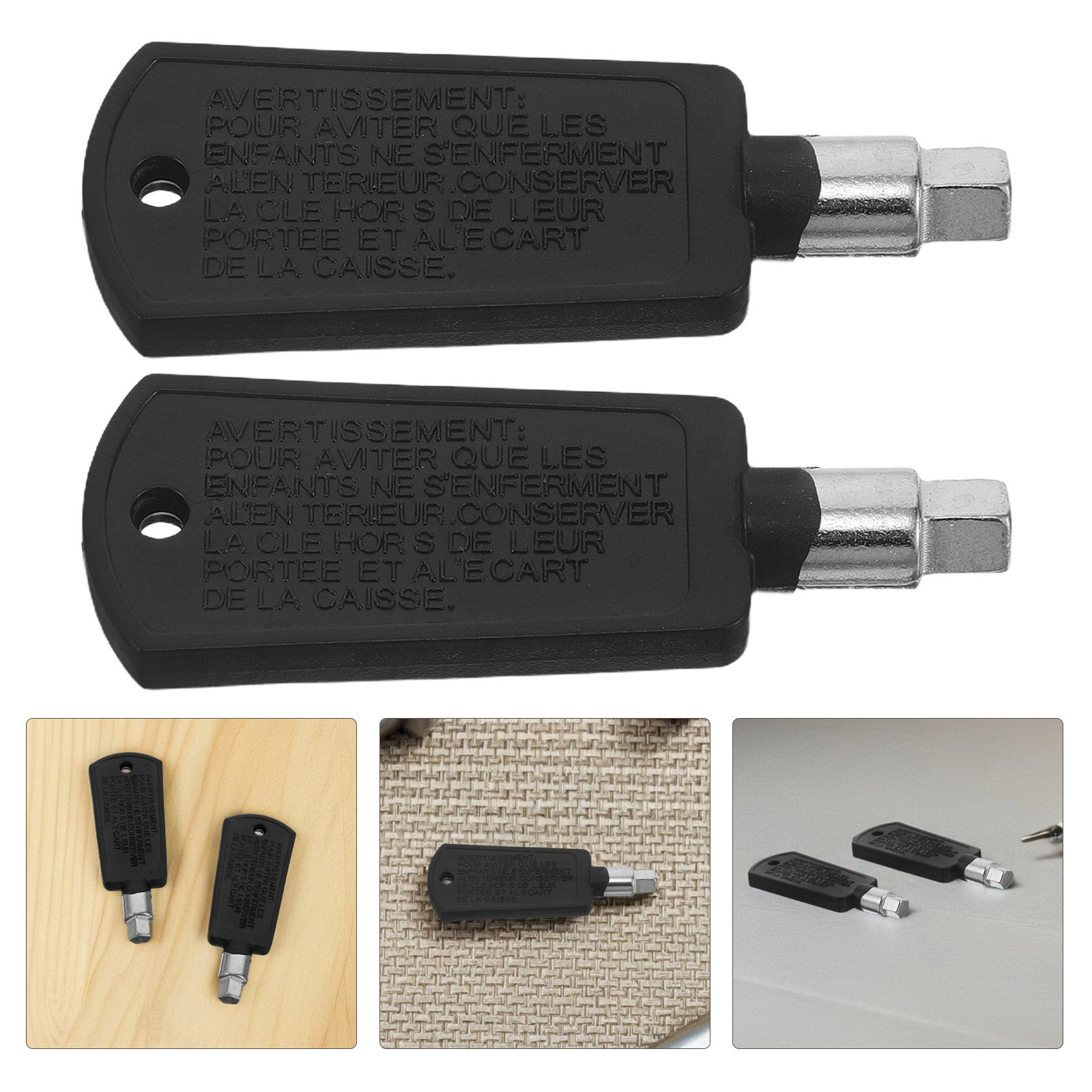 Cabinet Lock Key - 2 Peças Chave de Trava para