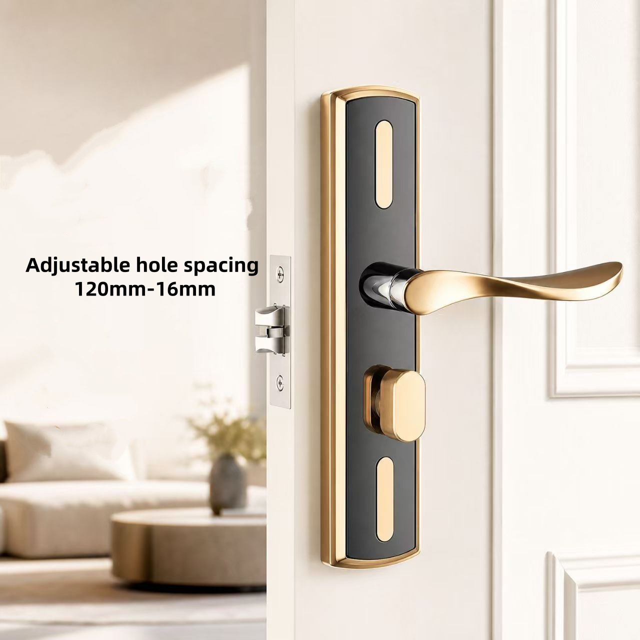 Furniture Hardware Vintage - Fechadura de Porta Interna Estilo Europeu