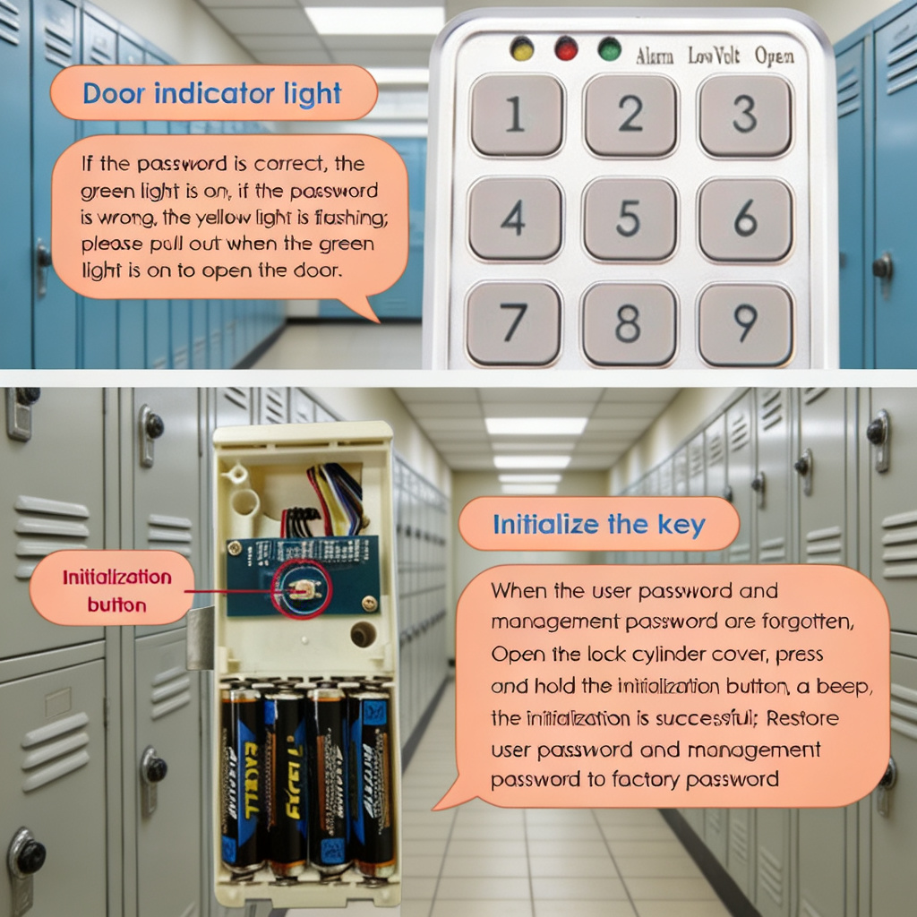Cabinet Lock Key - Fechadura Digital Inteligente com Senha para