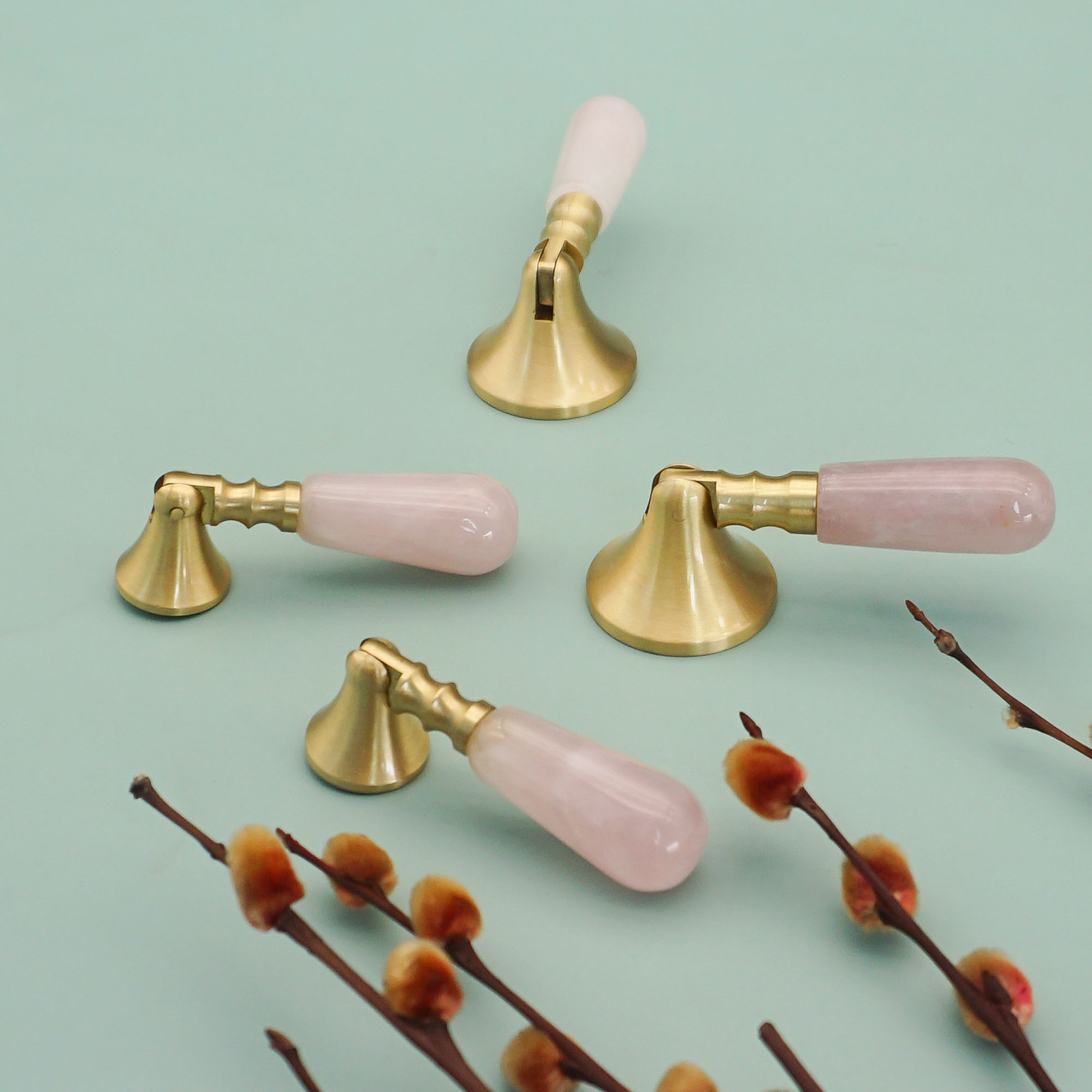Furniture Hardware Drop Pulls - Puxadores e puxadores de porta de