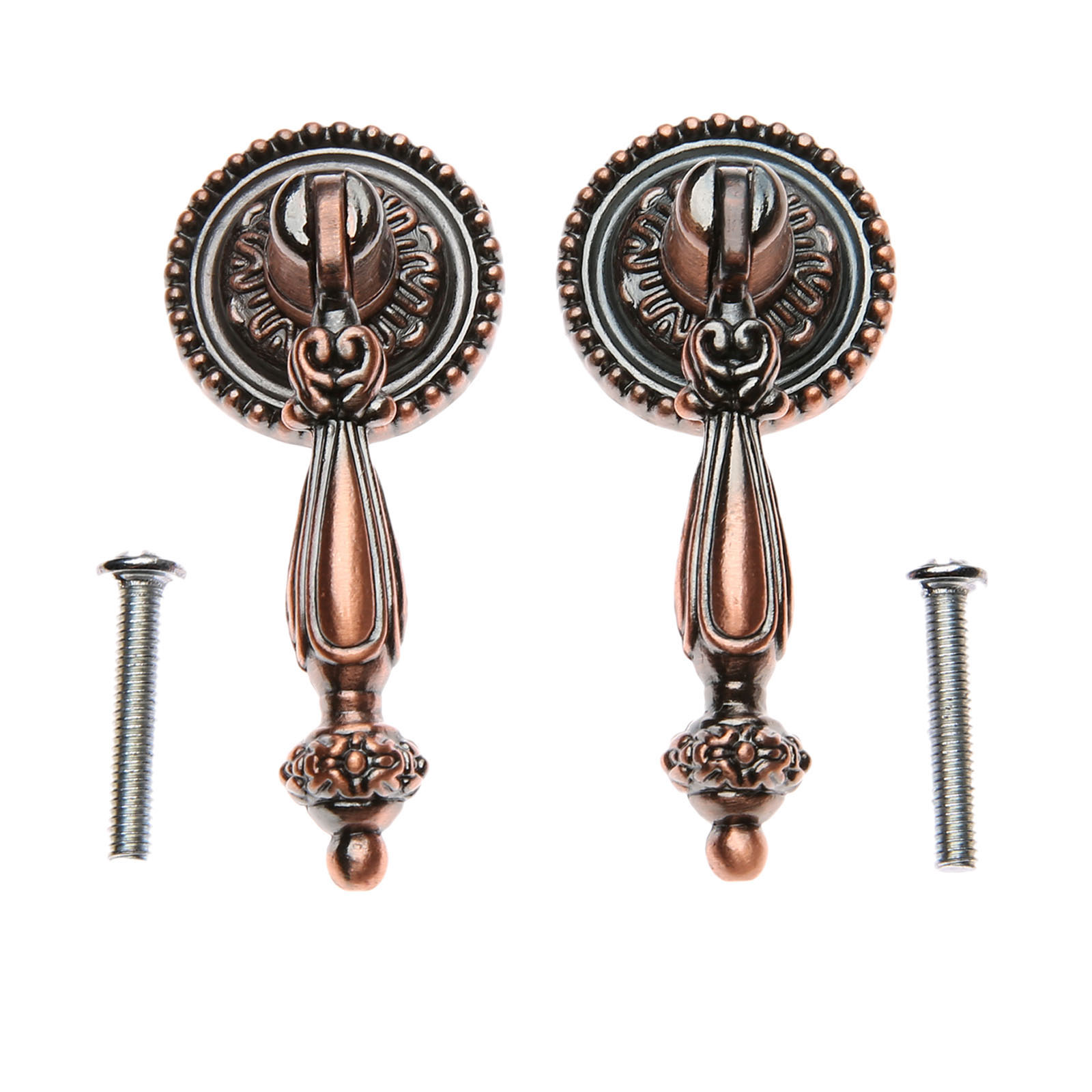 Furniture Hardware Drop Pulls - 2 Peças Puxadores de Gaveta Antigos