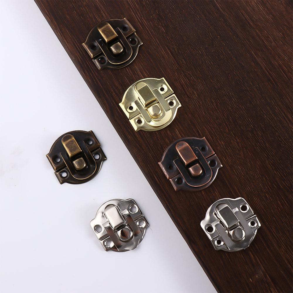 Furniture Hardware Vintage - Cadeado De Madeira Antigo Com Parafuso