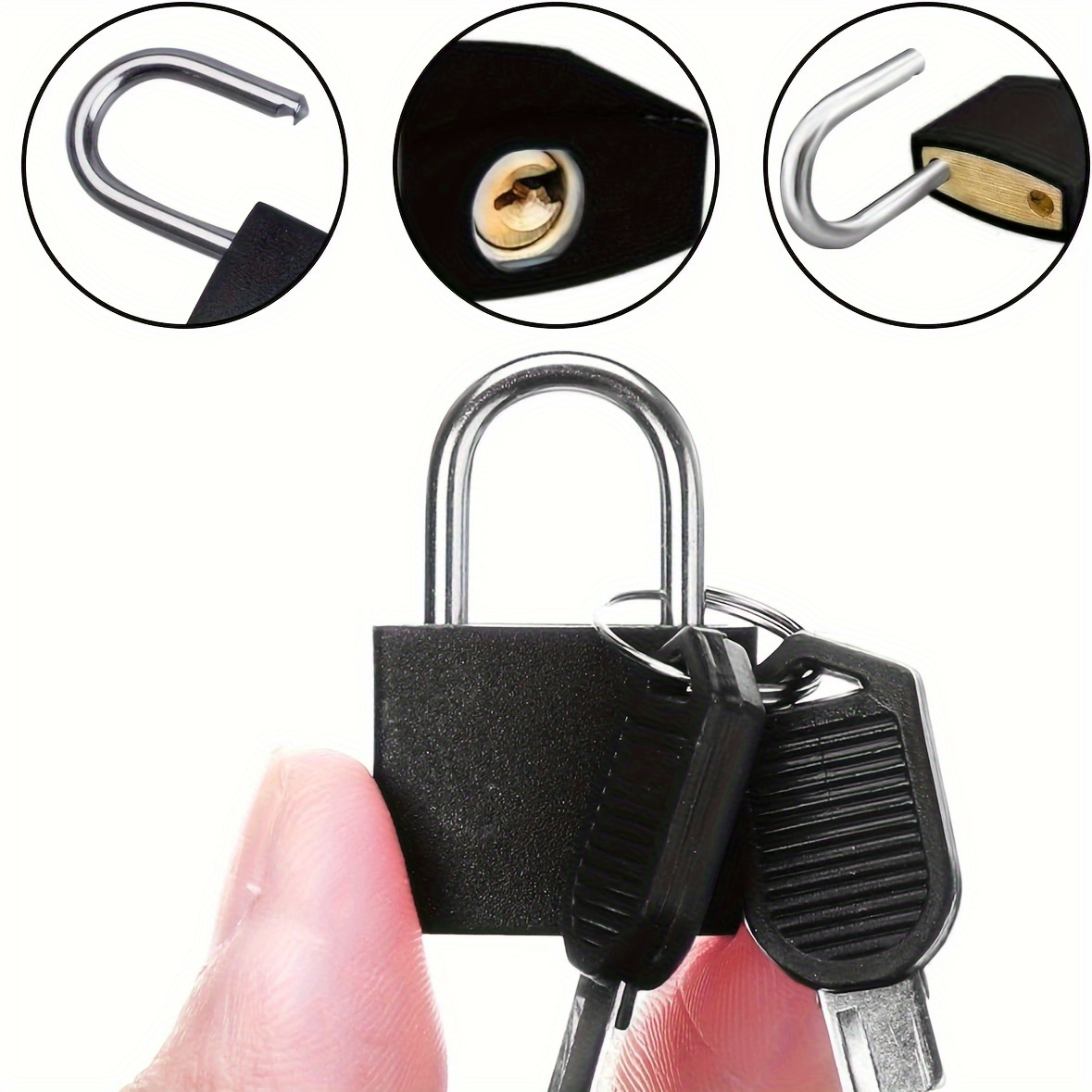 Mini cadeado colorido com 2 ch - Cabinet Lock Key avaliação e preço