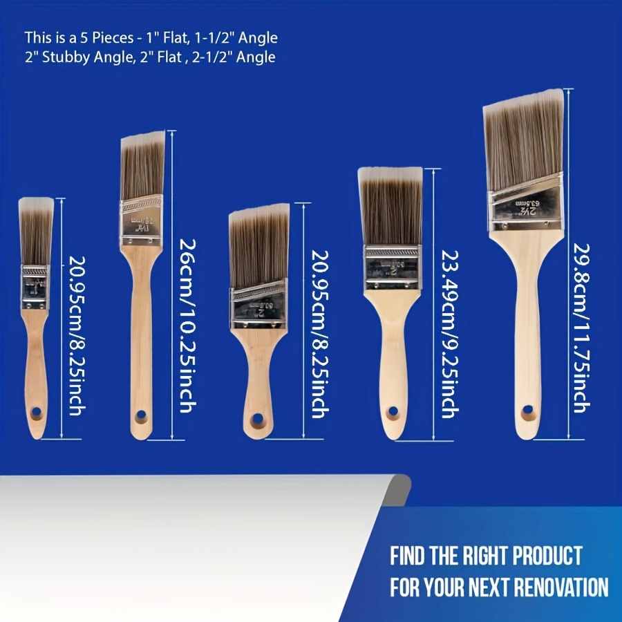 5 pçs escova de pintura de alt - Furniture Hardware Parts avaliação e preço