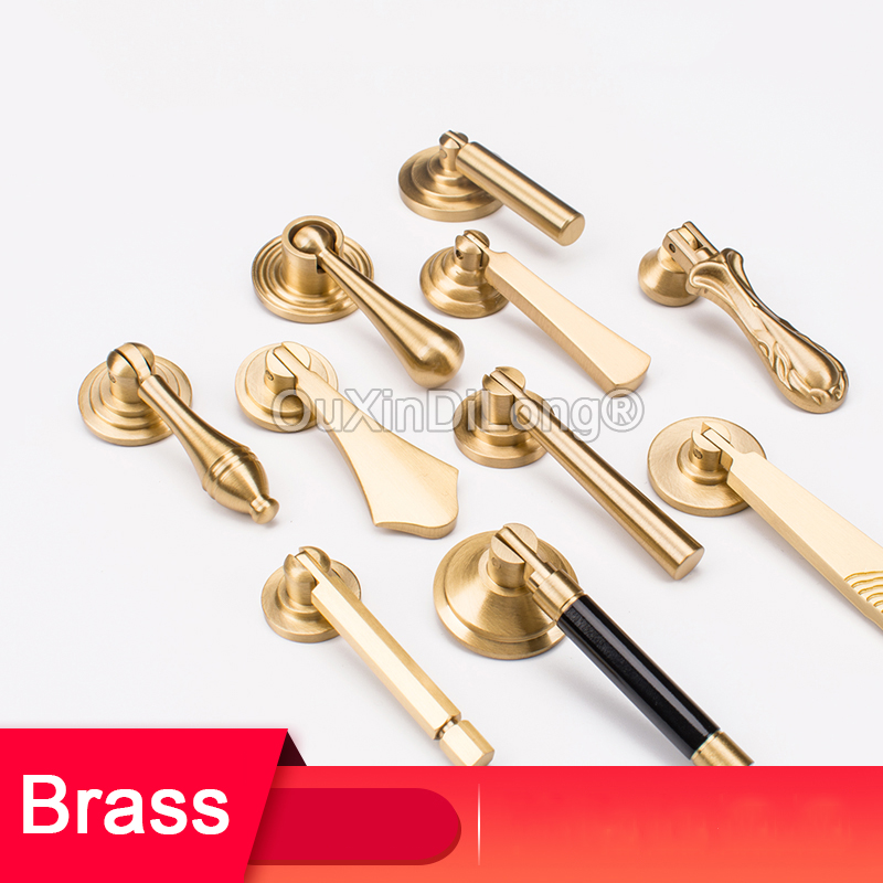 1 Peça Puxadores de Latão Esti - Furniture Hardware Drop Pulls avaliação e preço