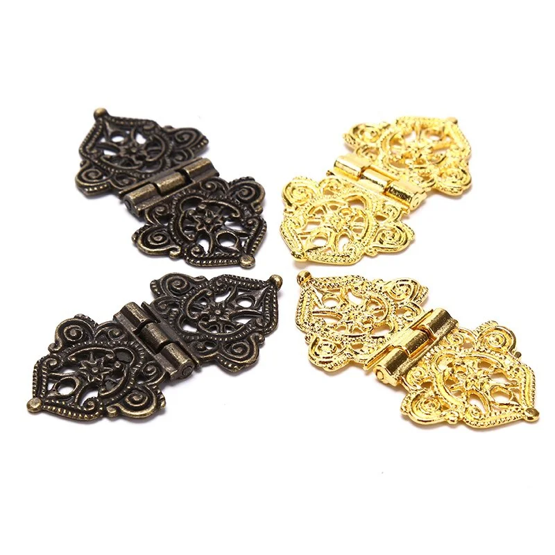 Dobradiça de flor oca de liga  - Furniture Hardware Vintage avaliação e preço