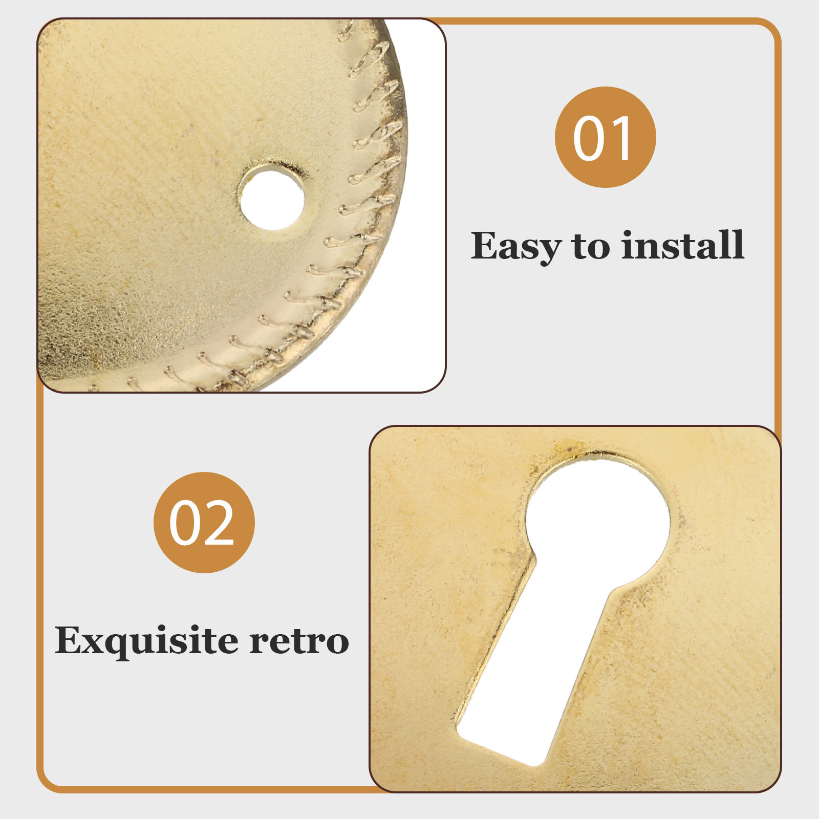 20 Peças de Tampa de Furo Oval - Furniture Hardware Parts avaliação e preço