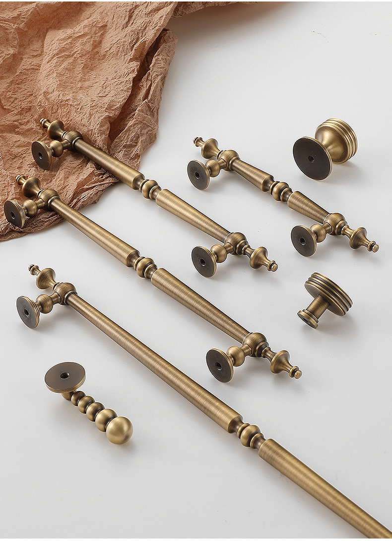 Armário de latão sólido gota p - Furniture Hardware Drop Pulls avaliação e preço