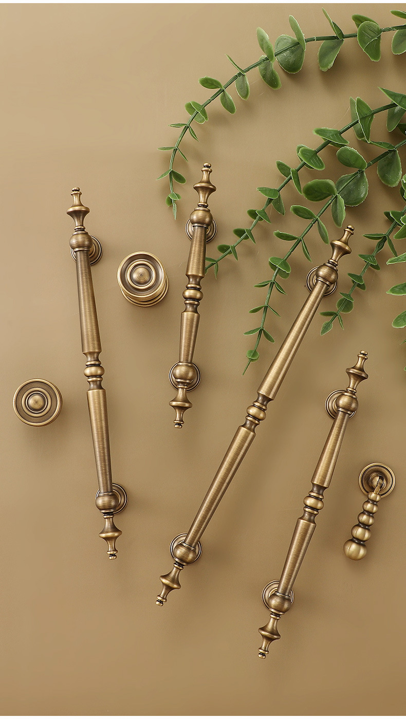 Armário de latão sólido gota p - Furniture Hardware Drop Pulls avaliação e preço