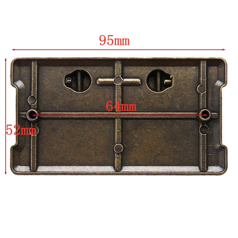 Vintage Antique Bronze Drawer  - Furniture Hardware Parts avaliação e preço