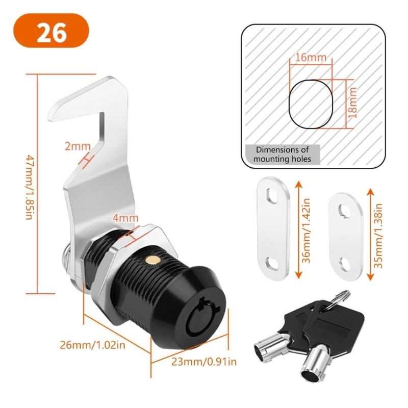 652f Atualizações bloqueio gab - Cabinet Lock Key avaliação e preço