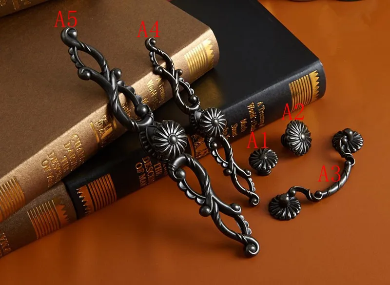 2 pçs retro metal cômoda puxa  - Furniture Hardware Drop Pulls avaliação e preço