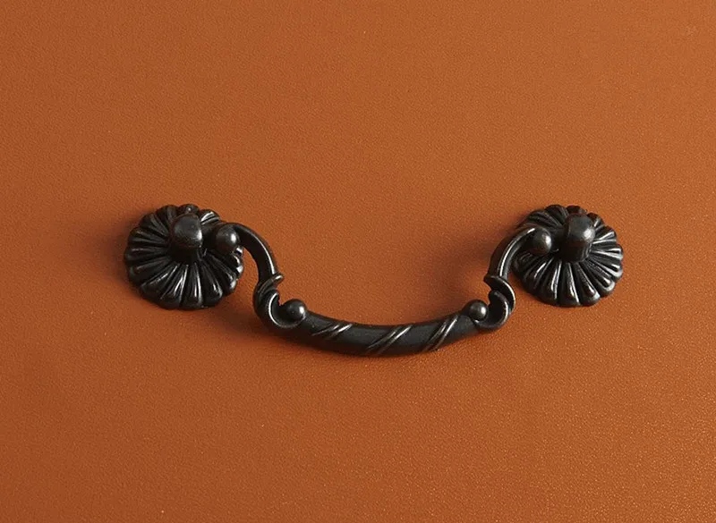 2 pçs retro metal cômoda puxa  - Furniture Hardware Drop Pulls avaliação e preço