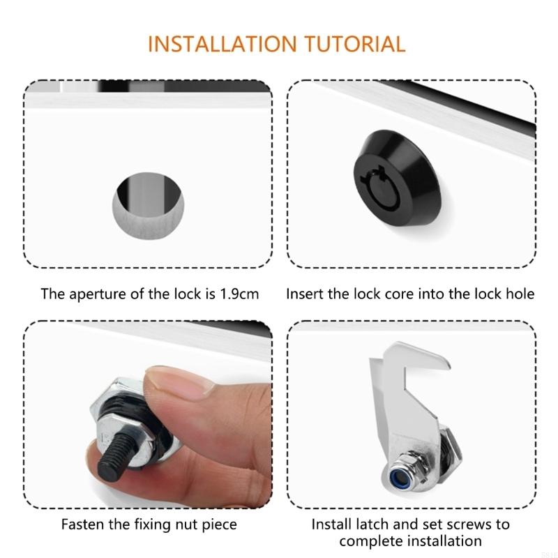 581E 2 peças fechaduras tubula - Cabinet Lock Key avaliação e preço