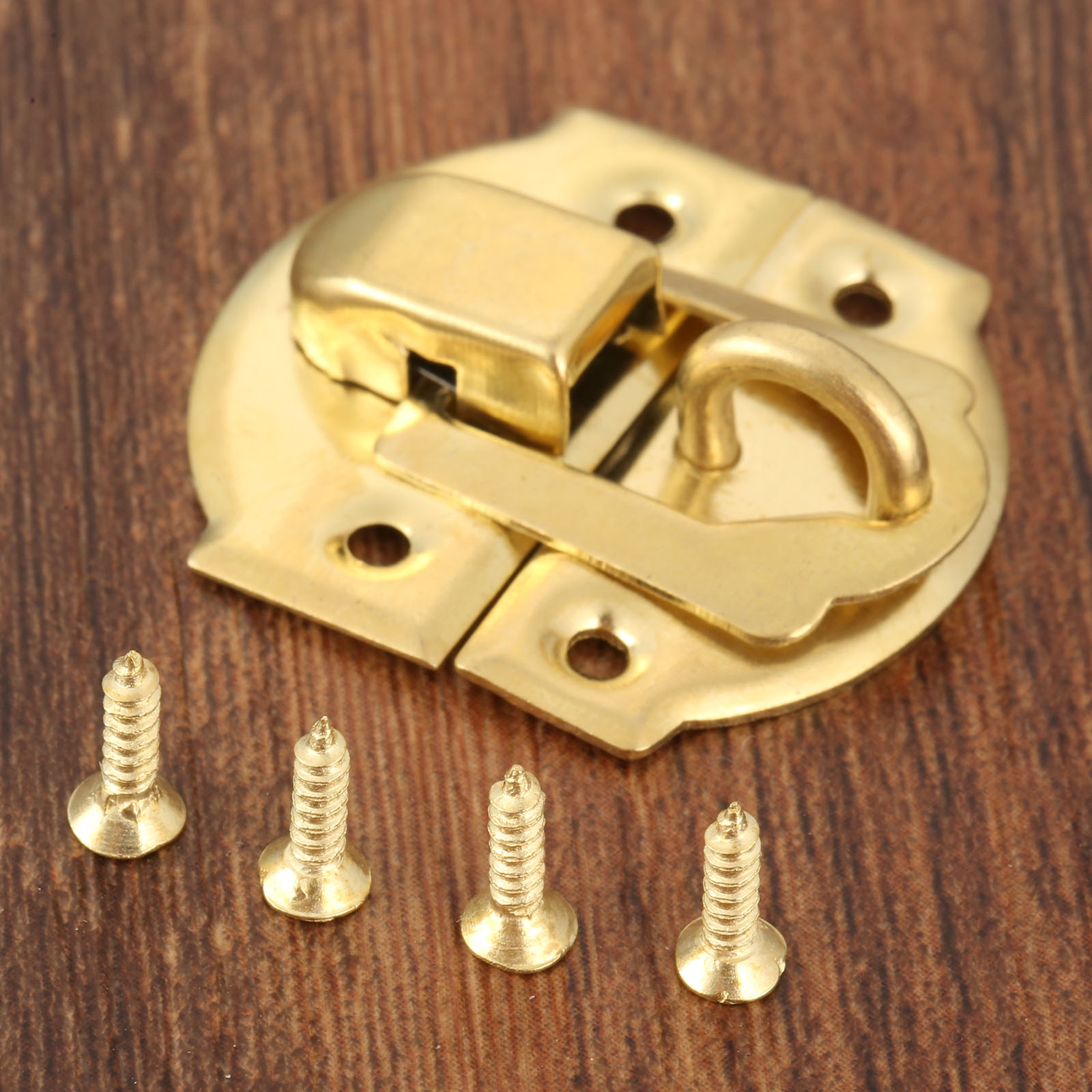 Fechos de trava de caixa doura - Furniture Hardware Vintage avaliação e preço