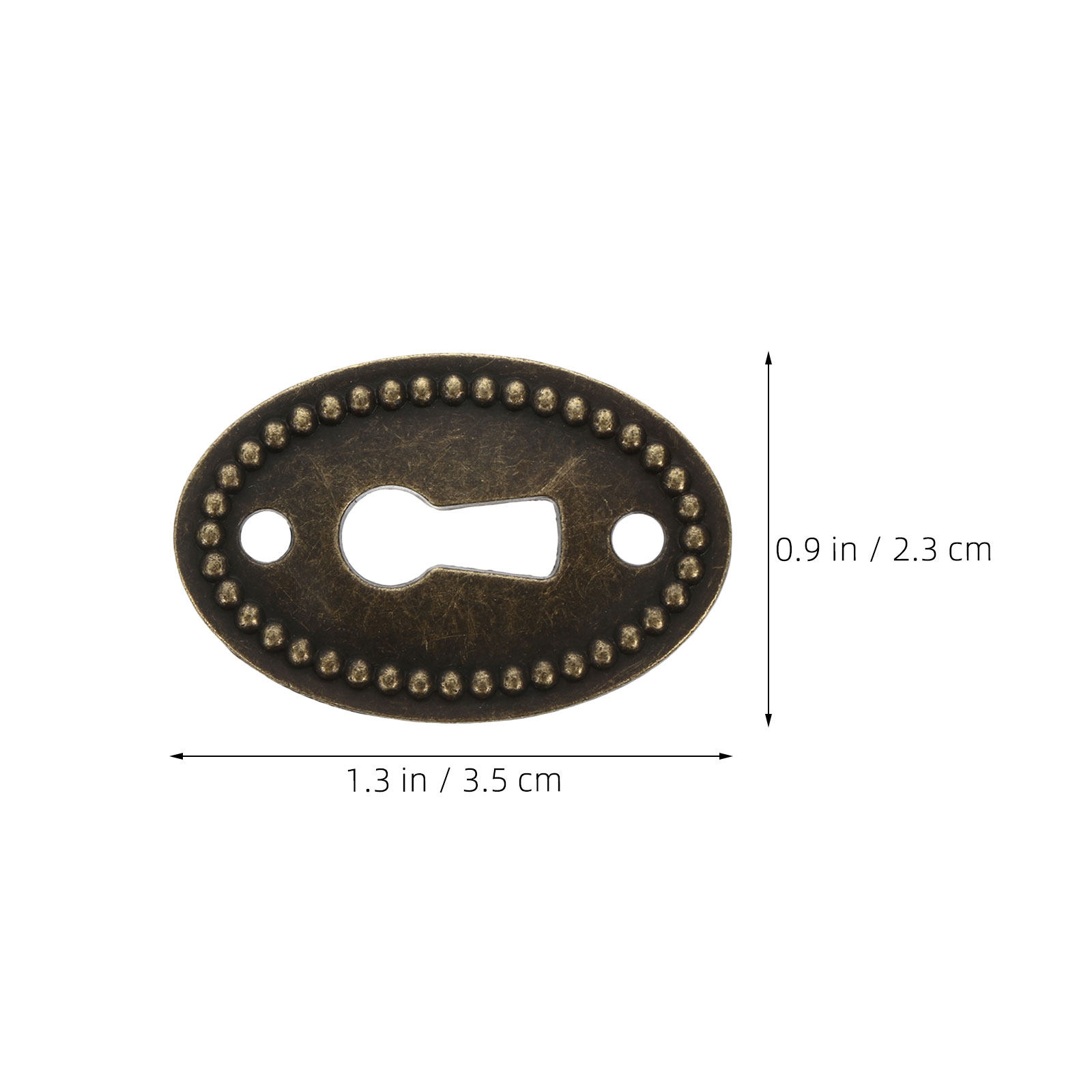 16 Peças de Placas Decorativas - Furniture Hardware Vintage avaliação e preço