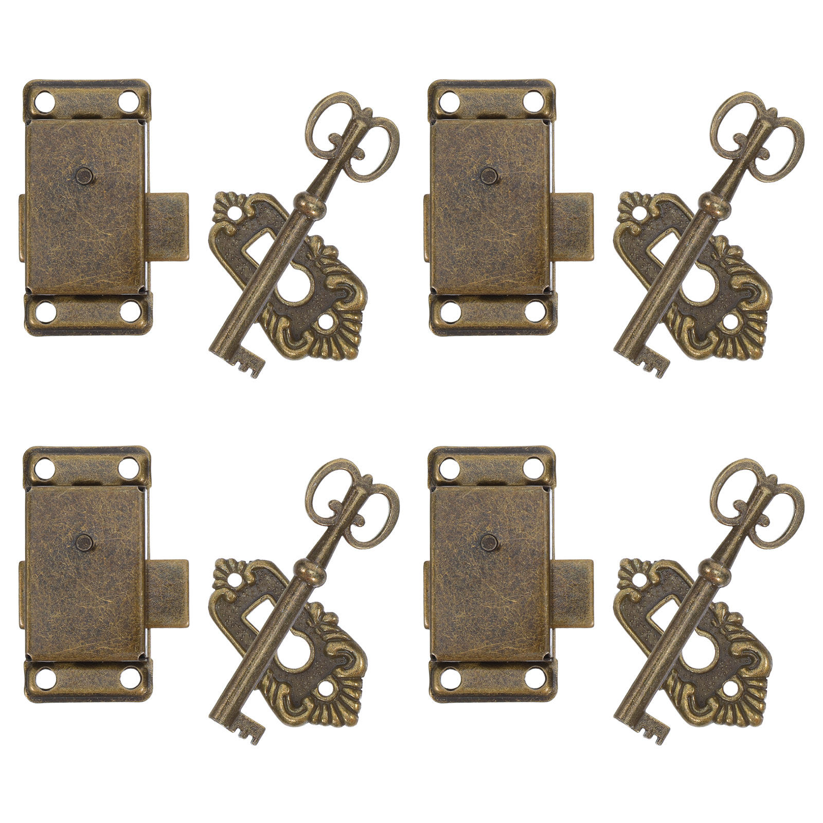 4 Conjuntos de Fechaduras para - Furniture Hardware Vintage avaliação e preço