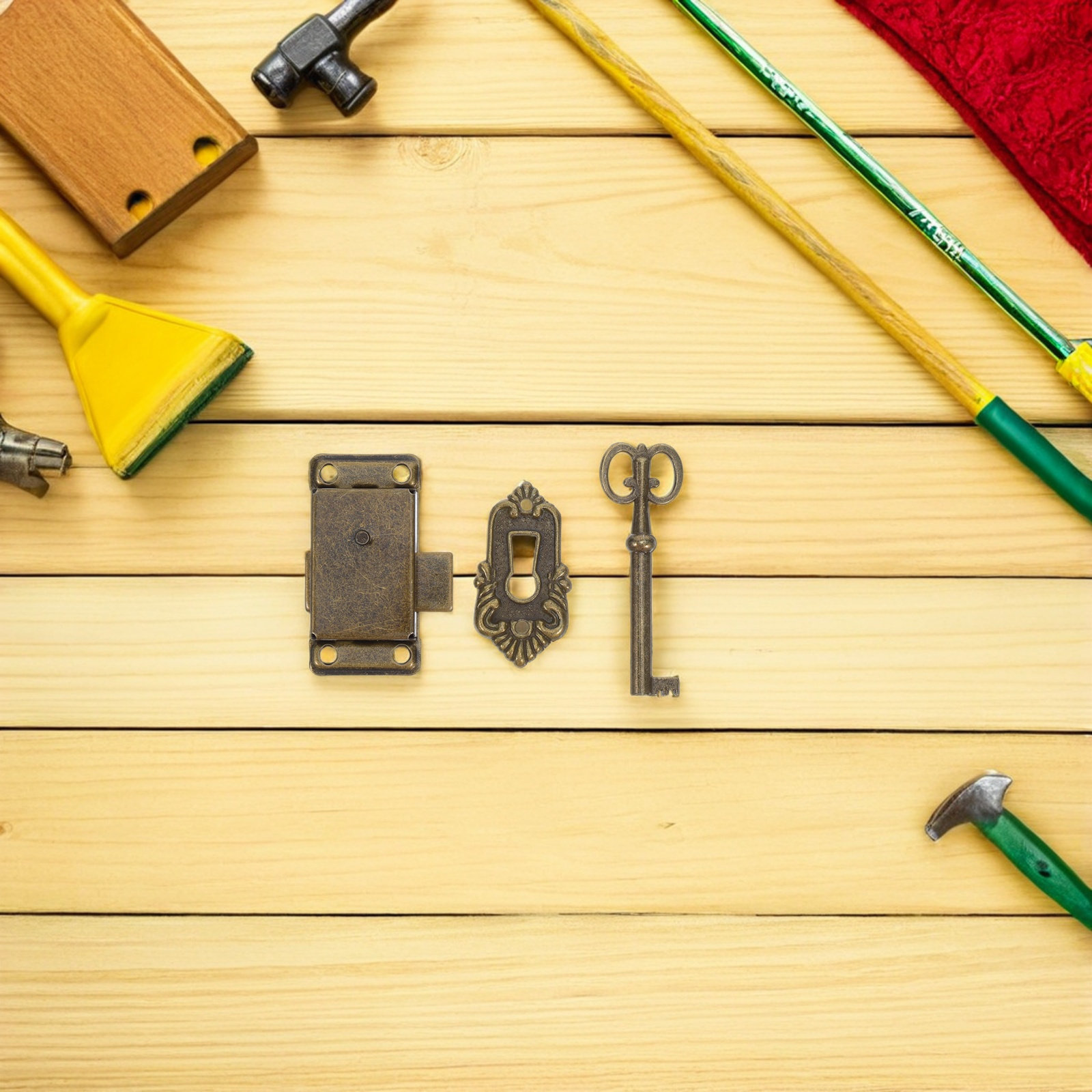 4 Conjuntos de Fechaduras para - Furniture Hardware Vintage avaliação e preço