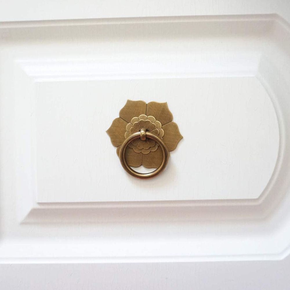 Antique Bronze Brass Drawer Kn - Furniture Hardware Drop Pulls avaliação e preço