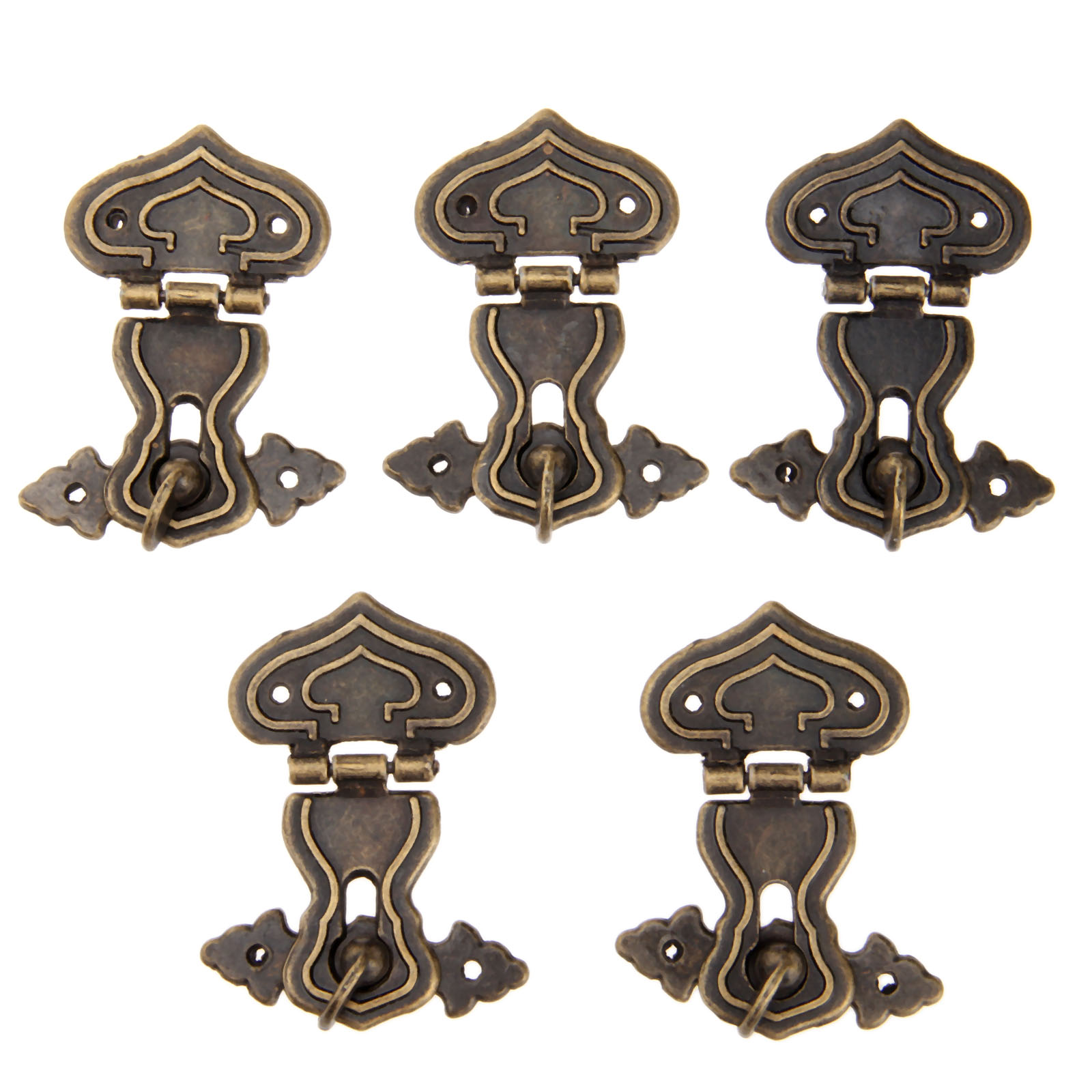 Antique Metal Lock com Parafus - Furniture Hardware Vintage avaliação e preço