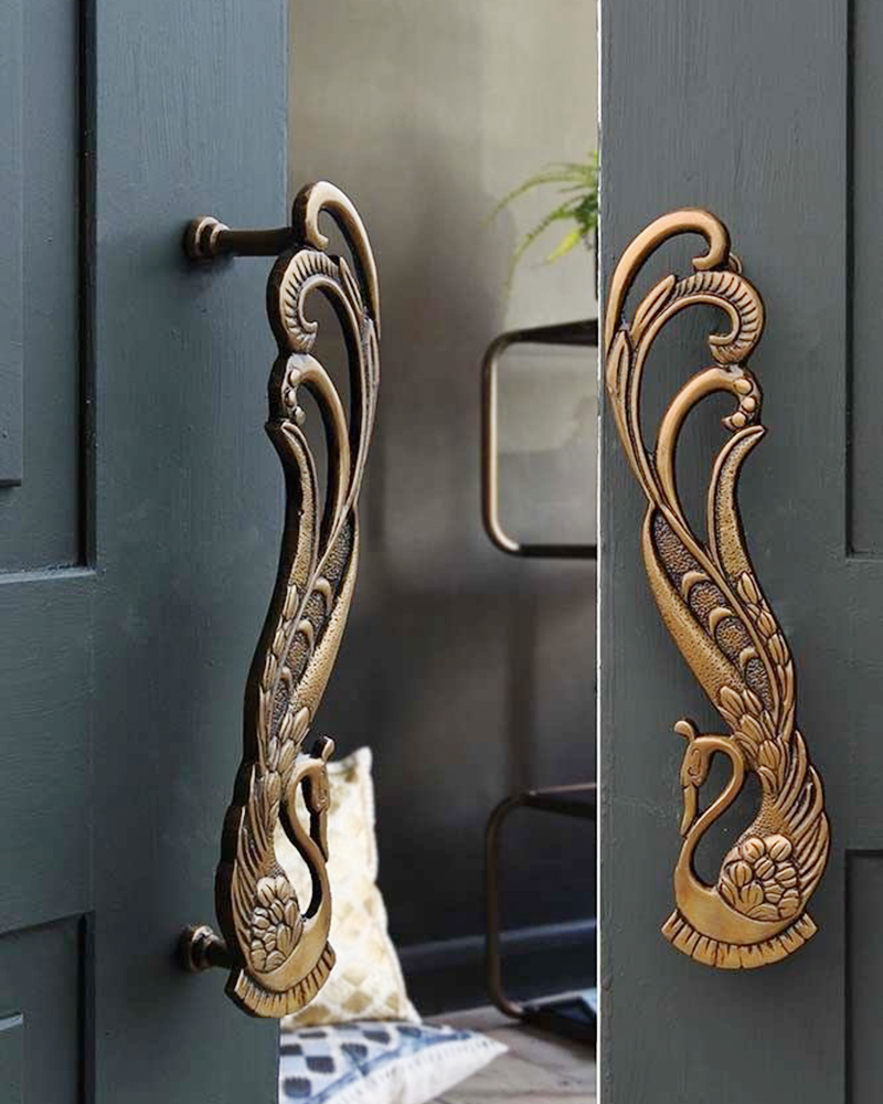 Puxadores da porta da estatuet - Furniture Hardware Vintage avaliação e preço