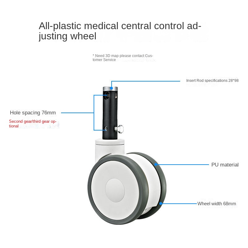 1 Roda Universal Médica de Alt - Furniture Quality Control avaliação e preço