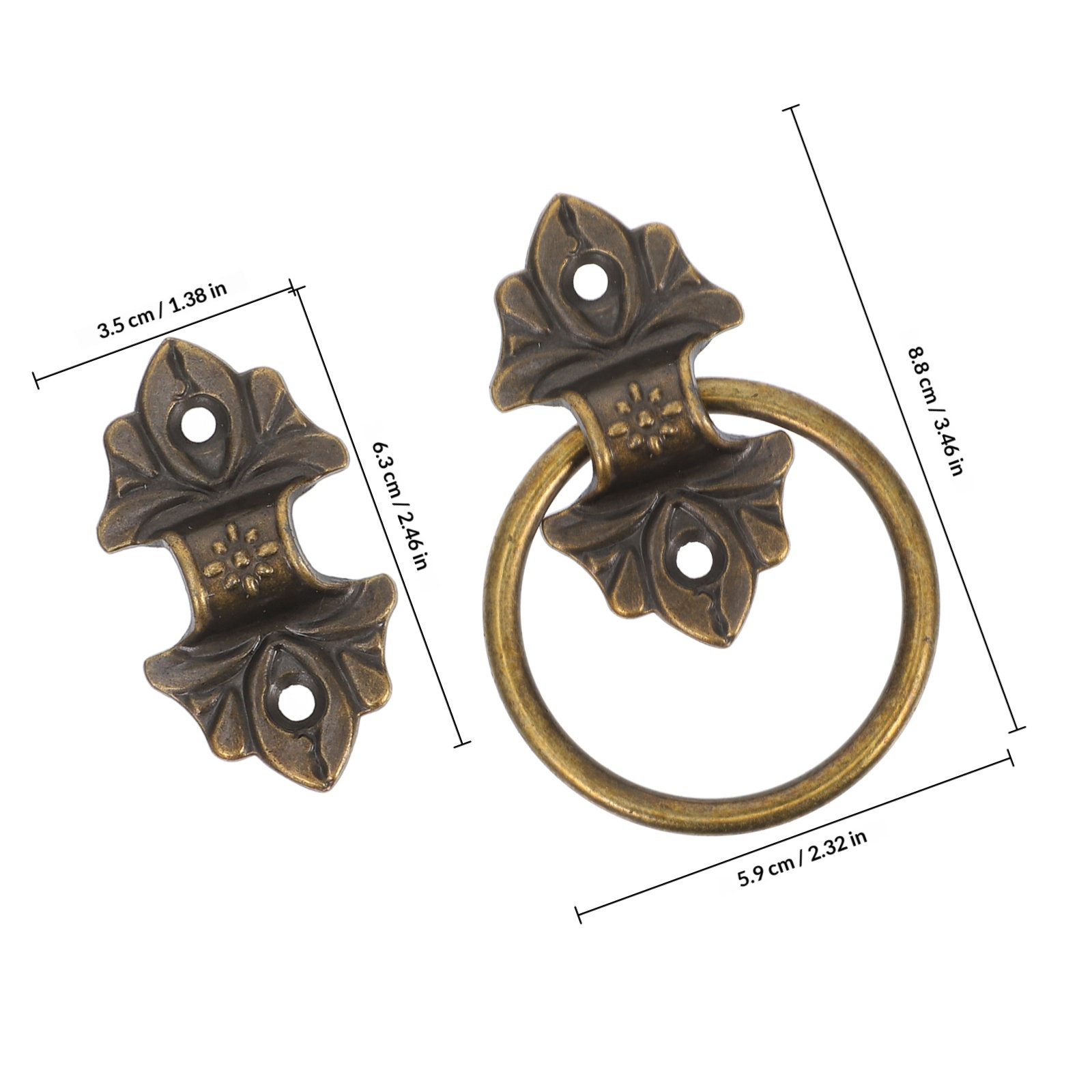 2 Peças de Puxadores de Armári - Furniture Hardware Drop Pulls avaliação e preço