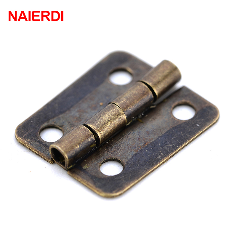 Naierdi mini dobradiças de bro - Furniture Hardware Vintage avaliação e preço