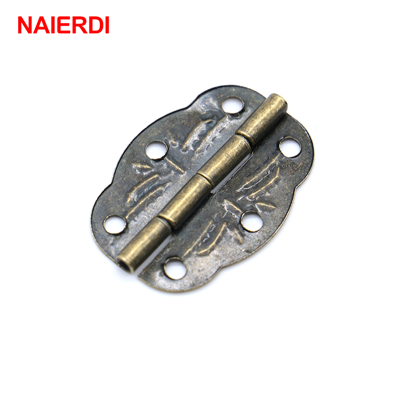 20 peças dobradiças de bronze  - Furniture Hardware Vintage avaliação e preço