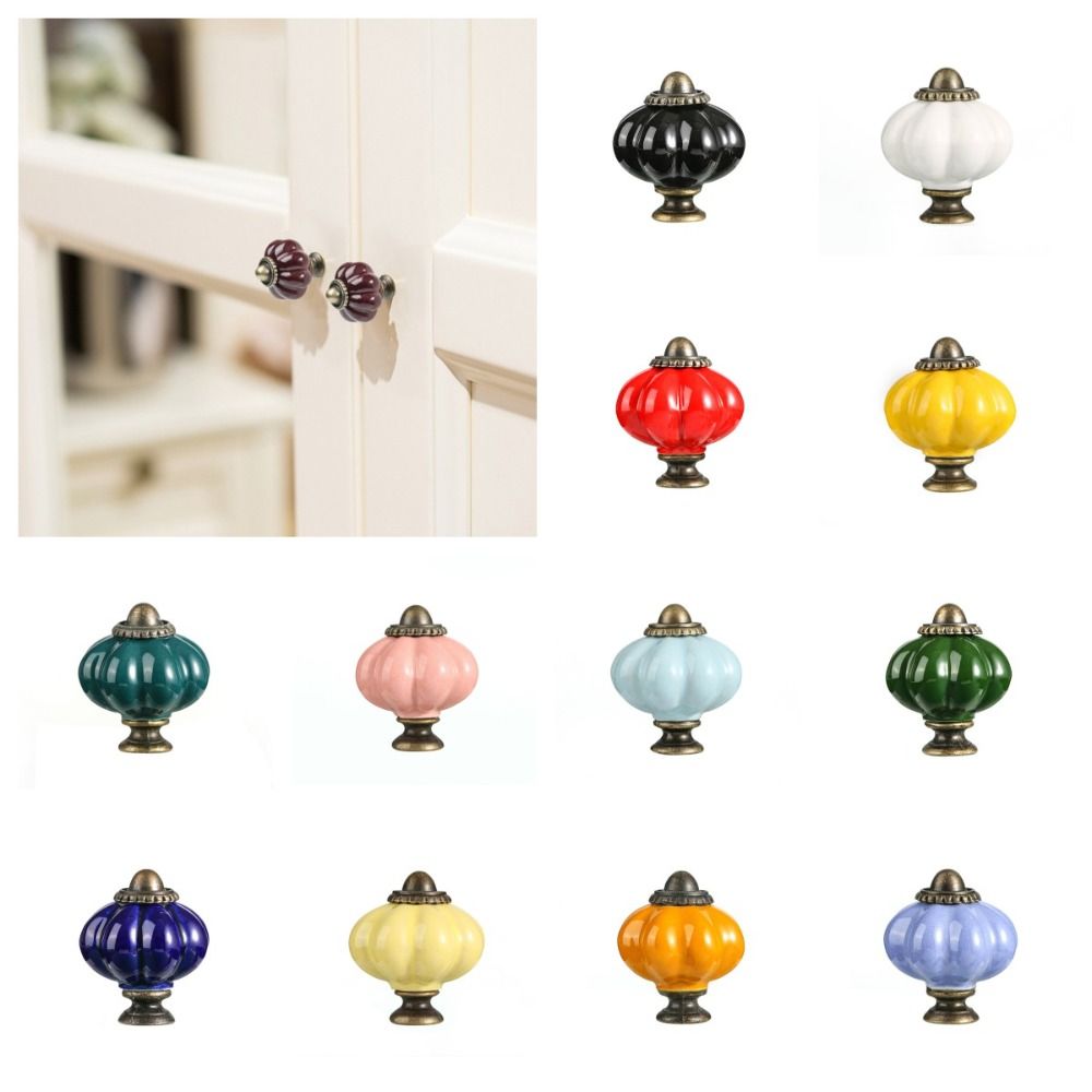 Puxador de Cerâmica Simples co - Furniture Hardware Vintage avaliação e preço