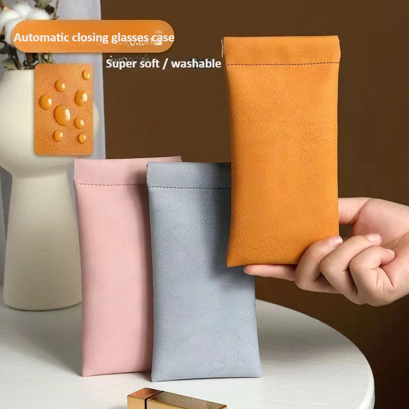 Estojo de óculos de couro unis - Soft Close Hinge avaliação e preço